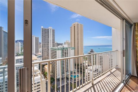 Photo of 2427 Kuhio Avenue #2301, Honolulu, HI 96815 (MLS # 202526195)
