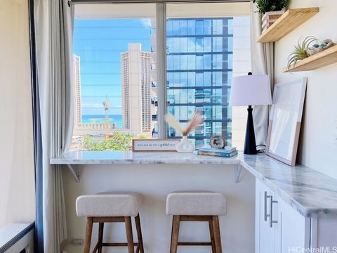 Photo of 444 Kanekapolei Street #1402, Honolulu, HI 96815 (MLS # 202609063)