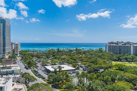 Photo of 383 Kalaimoku Street #E1803, Honolulu, HI 96815 (MLS # 202600457)