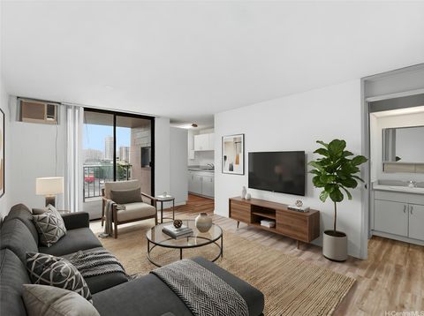 Photo of 1415 Liholiho Street #704, Honolulu, HI 96822 (MLS # 202604185)