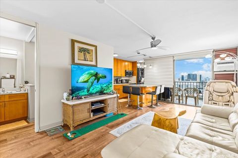 Photo of 1630 Liholiho Street #1608, Honolulu, HI 96822 (MLS # 202605736)