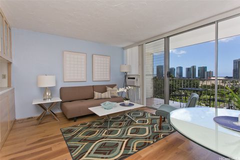 Photo of 827 Kinau Street #D702, Honolulu, HI 96813 (MLS # 202608532)