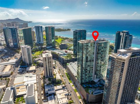 Photo of 1001 Queen Street #2506, Honolulu, HI 96814 (MLS # 202610040)
