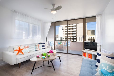 Photo of 2240 Kuhio Avenue #1008, Honolulu, HI 96815 (MLS # 202617887)