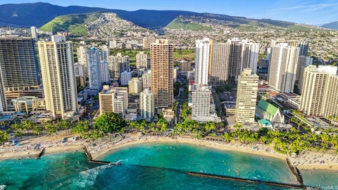 Photo of 2470 Kalakaua Avenue #3901/3902 PH, Honolulu, HI 96815 (MLS # 202615592)