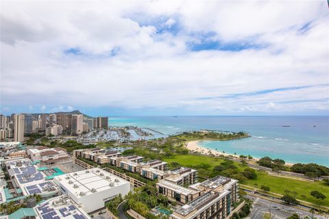 Photo of 88 Piikoi Street #3407, Honolulu, HI 96814 (MLS # 202608528)