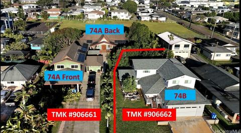 74 Makaweo Avenue A, B Wahiawa HI 96786