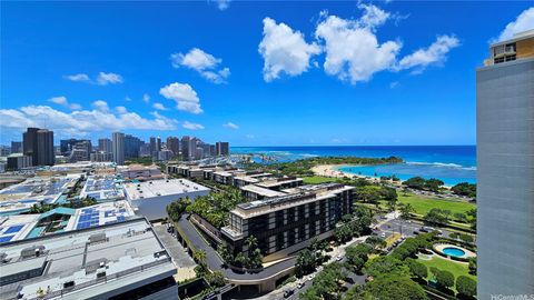 Photo of 88 Piikoi Street #2408, Honolulu, HI 96814 (MLS # 202611923)