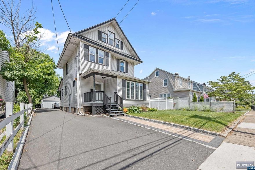 Welcome to the neighborhood! This inviting home offering 3 Bedrooms, 2 Full Bathrooms, 2,527 sq. ft. & an Inground Pool in desirable Ridgefield Park is a great place to live! Freshly Painted. Updated Kitchen with Custom Cabinetry, Granite Countertops & Stainless Steel Appliances. Formal Dining with Fireplace. Central AC. Spacious Rooms. Hardwood Floors throughout. Back Door to Deck, Patio & Pool. Fully fenced yard. 3 Levels of Finished Space plus the unfinished basement. 3rd floor has 2 Additional Bonus Rooms. Large Lot. Long Driveway to 2 Car Detached Garage. Overpeck County Park & RP Nature Preserve is close by. Walk to Restaurants & Shopping on Main St., NYC Bus stops, parks, schools & town pool. Easy Access to GWB & Lincoln Tunnel, Rt. 46, Rt. 80, NJ Turnpike. The VIRTUAL TOUR link for this home contains relevant information including a comprehensive video tour, interactive 3D model, floor plans, dimensions, photos, town & school info. Contact Jonathan V. Murray 201-783-2302