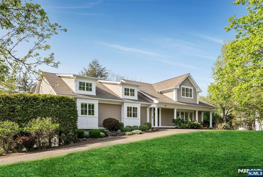 Discover your private sanctuary in the coveted Walder Farm Estates. Fully renovated in 2011 and tucked at the end of a serene, tree-lined cul-de-sac, this 4-bedroom, 4-bath expanded ranch is the perfect blend of luxury and comfort. A sweeping circular driveway welcomes you to a charming home with a covered front porch, setting the stage for relaxed elegance. Inside, the foyer opens between a music room and a formal dining room, and flows into a dramatic great room anchored by a striking fireplace. The open-concept design leads to a chef-worthy kitchen ready for culinary adventures big or small, complete with a walk-in pantry, wet bar, and laundry room. Step through sliding glass doors to an expansive deck, an in-ground pool, and lush gardens bordered by evergreensâ€”your own backyard retreat with complete privacy. The first-floor primary suite offers the ease of single-level living, but there's more! A discreet staircase leads to the second floor with two oversized bedrooms, a hall bath, a third ensuite bedroom, a cozy family room, and a dedicated office. The FOUR-car garage connects to a spacious unfinished lower levelâ€”already framed, plumbed for two bathrooms and a kitchenâ€”just waiting for your vision. All this, nestled in one of the townâ€™s most desirable neighborhoods. Privacy, potential, and pure charmâ€”itâ€™s all here.