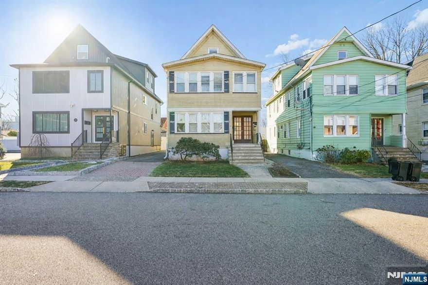 Well-maintained multi-family home located on a quiet residential street in Montclair. This versatile property presents a strong opportunity for both owner-occupants and investors. Unit 1 features an oversized one-bedroom, one-bath layout with well-proportioned living areas and abundant natural light. The generously sized bedroom can be easily converted back to a two-bedroom configuration, offering added flexibility. Unit 2 spans two full floors and includes three bedrooms and two full bathrooms, providing a comfortable and adaptable living arrangement. Both units share access to laundry and additional storage in the basement. The property offers separate living spaces while retaining classic Montclair exterior character and neighborhood charm. Conveniently located near transportation, shopping, dining, and all that Montclair has to offer. A great opportunity to own a legal two-family in a desirable location.