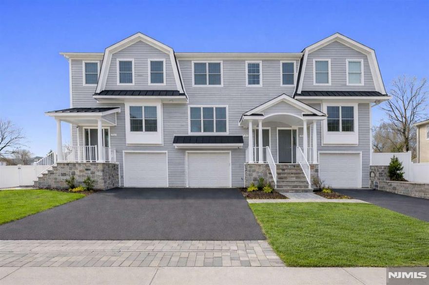 Luxury newer-construction end-unit townhome in highly desirable Waldwick, Bergen County! Rare no HOA fees and large private yard space. Enjoy 4 bedrooms, 3.5 baths, fenced backyard, and modern finishes throughout. Prime location on a quiet non cut through street with end of block access to the Waldwick train station for an easy NYC commute, 5-10 min walk to restaurants and shops, 10 mins to downtown Ridgewood, and 10 mins to 3 Whole Foods and 3 major malls. Top rated schools nearby. Main floor features a chefâ€™s kitchen with brand new quartz countertops, stainless steel appliances, dining area, and open concept living room with a half bath. Upstairs offers 3 bedrooms and 2 full baths, including a primary suite with walk in closet and en suite bath. Ground level includes a garage, additional parking, 4th bedroom, and full bath.