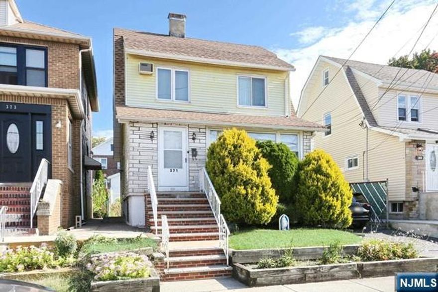 Welcome to 371 Morninside Ave! Enter into entry hall w/guest closet, french door to large living room w/fireplce (not in use), Formal dining room & Kitchen. The 2nd floor boasts 2 good sized bedrooms, Full bath and an office/nursery with stairs to large storage attic. Full semi finished basement w/laundry & utilities. Other features include a large she (used to be 2 car garage), new hot water heater, 16 yr old roof, hardwood floors where-in, 1/4 bth (toilet) off kitchen, oil boiler (2005), parking for 3 to 4 cars, patio in yard, maintenance free siding & more! Please note underground oil tank is still in use (no known issues). Close to NYC! Home to be sold AS-IS.