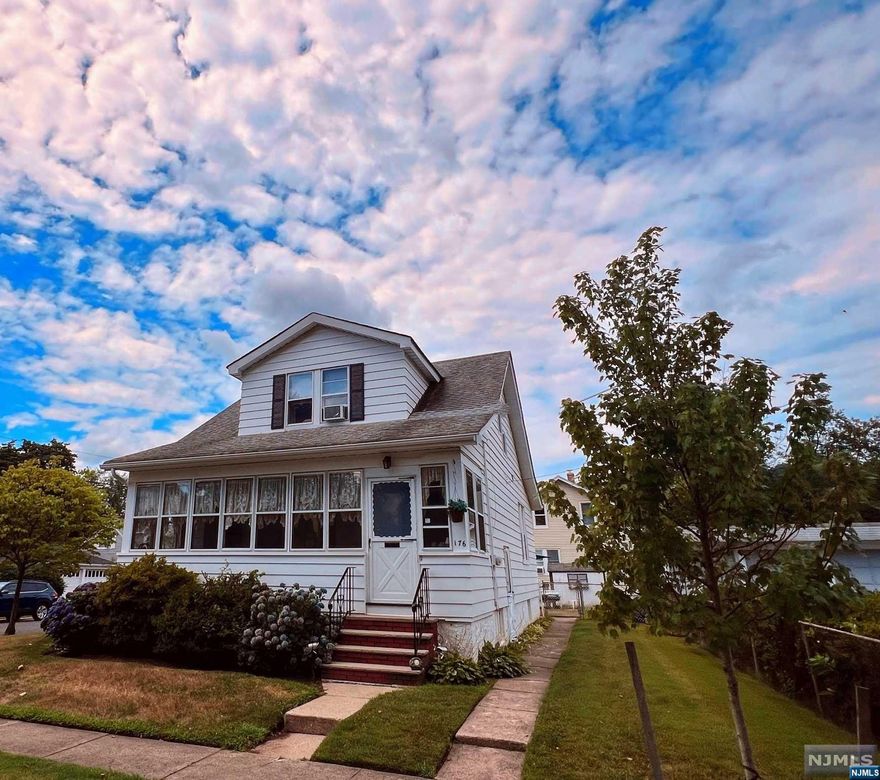 CRAFTSMAN STYLE MOLDING THROUGHOUT THIS CHARMING HOME! HARDWOOD FLOORING IN FORMAL LIVING ROOM AND FORMAL DINING ROOM, SELLER BELIEVES THERE IS HARDWOOD UNDER CARPET ON STAIRS. 2 LARGE BEDROOMS, 1.5 BATHS, THREE SEASON ROOM AND FULL BASEMENT WITH STORAGE ROOM. THIS CORNER PROPERTY IS WITHIN WALKING DISTANCE TO GOEFFLE PK AND IS VERY WELL MAINTAINED. KITCHEN OFFERS LOTS OF CABINETRY AND COUNTER SPACE, DISHWASHER AND NATURAL GAS STOVE. BOTH BEDROOMS OFFER WALK IN CLOSETS AND THERE ARE TWO ADDITIONAL LARGE CLOSETS IN UPSTAIRS HALLWAY. LOTS OF STORAGE AND SO MUCH CHARM. FENCED IN YARD WITH PATIO AND LARGE STORAGE SHED PROVIDES EXCELLENT USE OF THE OUTDOORS. CONVENIENTLY LOCATED MINUTES TO RT 208 MAKES IT AN EXCELLENT COMMUTER HOME HAS SO MUCH CHARM!