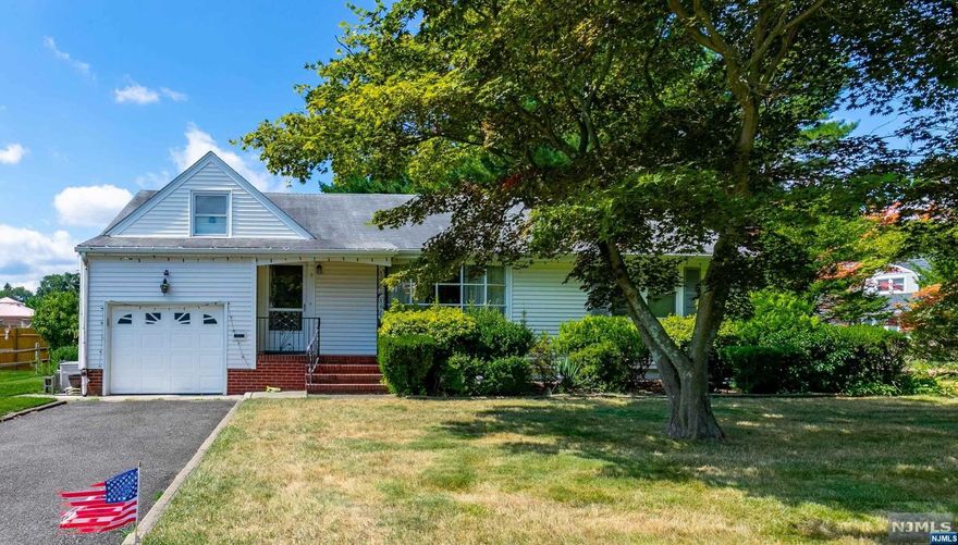 Beautiful Hardwood floors welcome you to this expanded ranch in Clifton's most desirable area, Montclair Heights. Large, corner lot on quiet street. Maintenance free vinyl siding exterior. All appliances included, including Gas oven Dishwasher, Washer, Dryer, Refrigerator. Huge unfinished basement with quarter bath. Needs a little TLC, but you can make it a gem.