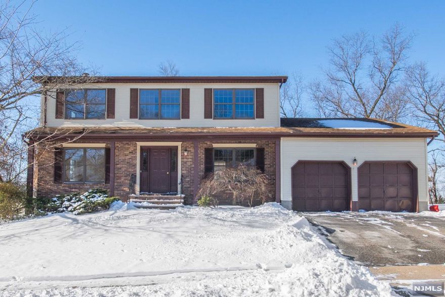 Come add your finishing touches to make this Pointview Colonial your own. All freshly painted and brand new carpeting throughout. 1st floor bed/den/office off the kitchen. Full basement ready for finishing. Large deck off family room to level yard. Roof 10 years old. 5 zone sprinkler system