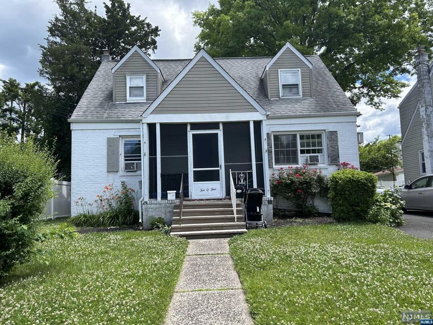 Income producing Two-Family in a great Fair Lawn neighborhood, near town pool. Parking for 5 cars in driveway. First unit is a 3 bedroom 1 bathroom unit with a screened in porch and an open living room/dining room area. Second floor unit is a good sized 1 Bedroom 1 Bath unit. Large backyard partially fenced, close to schools, transportation, shopping and more.