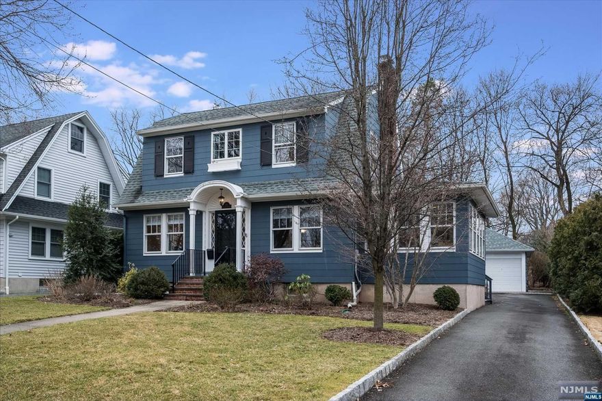 Perfectly located on a quiet cul-de-sac,this 4 BR,3 1/2 bth colonial has been superbly renovated & expanded.Center hall flanked by banquet sized DR & LR w/gas fpl.2 sets of french doors lead to perfect office/playrm surrounded by windows.Custom kitchen boasts white cabinetry,granite counters,farmhouse sink & SS appls.Casual seating at marble-topped isle or sunlit breakfast rm.Kitchen opens to expansive FR.French door leads to private backyard oasis w/paver patio & is also accessible from amazing mudrm offering great closets & lovely PR.On 2nd level there are 4 large BRs incl serene primary suite crowned by tray ceiling,WIC, luxurious bth w/dbl sink vanity & oversized shower.Hall bth w/classic black & white decor,oversized tub & sep shower.Enormous lower level will really surprise & wow you w/rec rooms,bath & hobby rm! This magnificent home,full of endless updates,is the one you've been waiting for-with Glen Rock's top-rated schools,steps to the best NYC commute & charming downtow