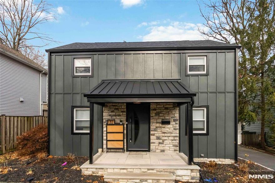 Enjoy modern living in this beautifully renovated 3 BR Colonial, ideally located on a quiet residential street near the Ridgewood/Glen Rock border. The home features a bright open layout with contemporary décor and refinished hardwood floors. The modern kitchen with double wall ovens will make cooking a pleasure, as you step into a bright, inviting sunroom, that can be enjoyed as additional family space. Upstairs you will find a primary bedroom with a walk in closet, two additional comfortably sized bedrooms and a stylish, renovated full bath. The private, fully fenced backyard complete with a custom outdoor kitchen and dining area under a gazebo offers exceptional outdoor space for relaxing or entertaining. The basement has a washer and dryer and provides additional storage, and there is an oversized heated garage with expanded paved patio area and ample driveway parking. With close proximity to schools, parks, shopping, dining, major highways, and public transportation, this fully renovated rental home offers comfort, convenience, and modern style in a fantastic location. Water included in rent. Tenants responsible for landscaping, snow removal, gas & electric. Pets allowed.