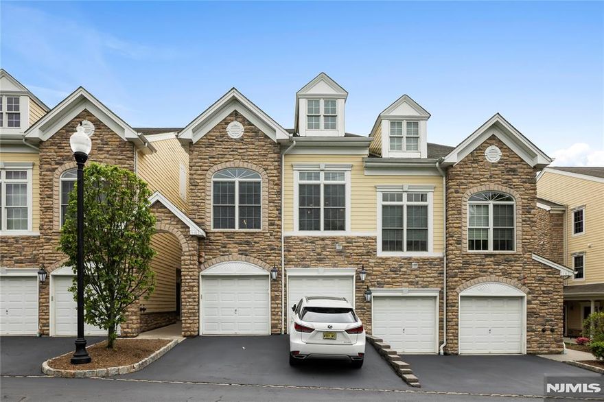 Located in the sought after Valley View at Montvale, this 2 bedroom, 2.5 bath townhome is a fantastic place for you. This unit has a spacious open floor plan with an expansive dining area, updated kitchen with granite countertops and a convenient breakfast bar. Light is abundant in the sun-soaked living room with vaulted ceilings and a gas fireplace. A powder room completes this level. Upstairs you will find a king size primary bedroom suite with a MASSIVE walk-in closet, a private terrace, complete with it's own full bath with shower and tub. Continuing on you'll find a second bedroom and second full bath. 2nd floor laundry makes this super convenient for families. A lofted space with den give a flexible layout for those who work from home or need their own space to get away. Location is tremendous, in the can't beat, top rated Montvale schools, brand new shopping centers around the corner and transportation to NY and the Garden State Parkway. 1,851 sqft as per tax records. Floor Plans in photos, VT link in MLS