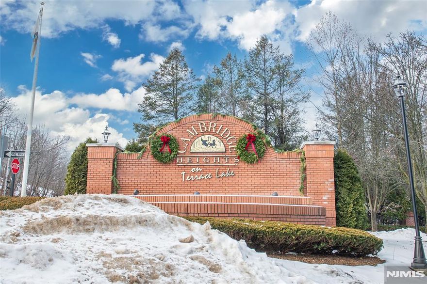 Call Reiley Phelan for all showings and info 201-951-4877! Welcome to this spacious multi-floor condominium offering over 1,600 square feet of comfortable living space in the sought-after, amenity-rich, Cambridge Heights community. The ground floor entry vestibule and foyer leads to the second floor main living level featuring an open-concept kitchen, dining, and living area highlighted by a cathedral ceiling that creates an airy, light-filled atmosphereâ€”perfect for both everyday living and entertaining. Overlooking the main living space is a versatile loft-style den, ideal for a home office, reading nook, or additional lounge area. The condo includes two generously sized bedrooms and two full bathrooms, providing privacy and flexibility for residents and guests alike. Enjoy the benefits of a gated development offering a clubhouse with exercise room and a beautiful outdoor in-ground pool, perfect for relaxing and socializing. Conveniently located near Route 23, this home offers easy access to commuting routes, shopping, dining, and all the conveniences you could wantâ€”truly living close to anything your heart desires! STAIR ASSESSMENT HAS BEEN PAID IN FULL BY SELLERS!