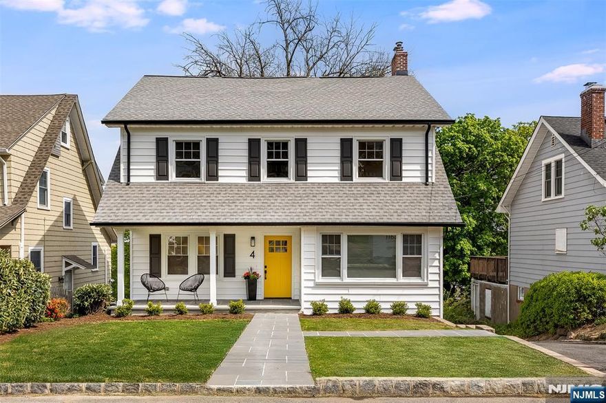 Welcome to 4 Yale Terrace in West Orange's sought-after Gregory Section a beautifully renovated, completely move-in-ready home where timeless design meets modern convenience. With all new systems, a new roof, and thoughtfully updated finishes throughout, this is the kind of home buyers wait for. Filled with natural light, this 4-bedroom, 2 full bath, 2 half bath residence offers generous living spaces designed for both everyday comfort and effortless entertaining. The stunning kitchen flows seamlessly into the main group spaces, creating the perfect backdrop for everything from quiet mornings to lively dinner parties. The serene primary suite feels like a private retreat, featuring a spa-like en-suite bath and a walk-in closet ready to be customized to your needs. The spacious third-floor bedroom offers incredible flexibility, with ample room and the potential to create an additional en-suite retreat. Every room has been carefully considered, blending style, function, and warmth. Step outside to a beautiful deck overlooking an oversized backyard and detached garage ideal for summer entertaining, play, gardening, or simply enjoying your own private outdoor escape. With major improvements already completed, including all new utility systems and a new roof, 4 Yale Terrace offers the rare opportunity to move right in and start enjoying home from day one.