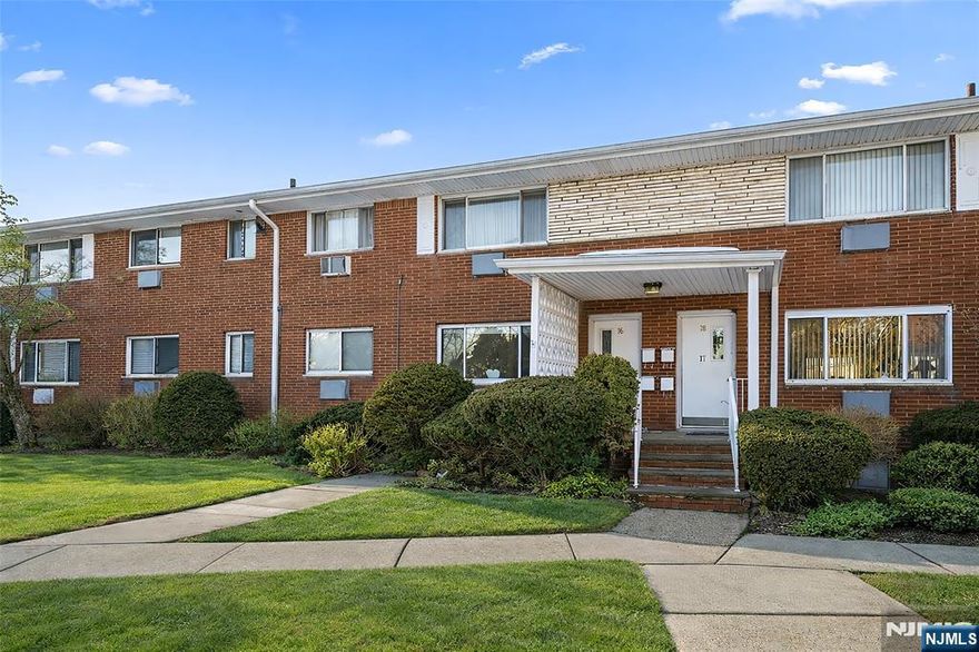 Well-maintained 1-bedroom 1-bathroom (790 sq ft) condo in the Fountain View garden apartment community of Fort Lee. East-facing unit with a west-facing terrace off the kitchen. Large living room and large bedroom. Renovated in 2010, including updated plumbing, hardwood floors, kitchen, bathroom, and appliances. On-site laundry room. Basement storage space #C7 included, dimensions are approximately 5ft x 5ft. Monthly maintenance of ($355) includes heat, hot water, water/sewer, landscaping, snow removal, storage, and outdoor pool. One assigned outdoor parking space available for $35/month (limit one). Pet policy: cat permitted; no dogs, per management. NJ Transit 159 bus stop located directly in front of the complex. Easy access to major highways and a good walkability score. Close to the Fort Lee community center, Abbott Blvd, shops and restaurants. Great opportunity to enjoy a convenient location with low taxes ($4,590). 3D Tour: https://show.tours/9gQmcMPy?b=0