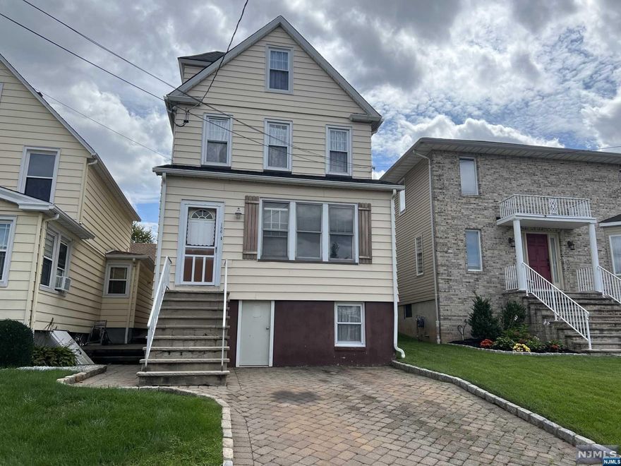 Great Investment Opportunity ideal for owner occupied or pure investment choices. 1st floor with 1 Bedroom, Full Bath, Eat in Kitchen, Large Living Room, Hardwood Floors, Radiators. Full Bath and Kitchen could use renovations. 2nd floor oversized with Living Room with hardwood floor, and carpeting, MEIK, Full Bath, 2 Bedrooms, one with Loft and additional home office, baseboard heating. Separate entrances and utilities. Unfinished basement with French drain, Washer/Dryer. Sold "AS IS"