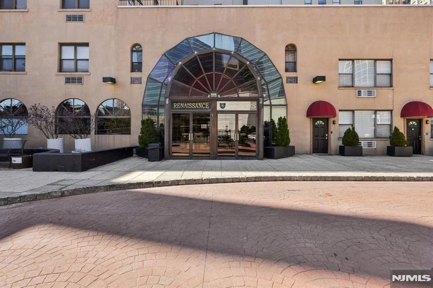 Welcome to Renaissance Towers Unit 2-V â€“ A Commuterâ€™s Dream in the Heart of Downtown Newark Experience urban living at its finest in this beautifully maintained two-bedroom, two-bath residence, ideally located in the vibrant Downtown Newark Arts & Entertainment District. This prime location offers unmatched convenience, placing everything you need just steps from your door. Enjoy close proximity to some of Newarkâ€™s top destinations, including the Prudential Center, New Jersey Performing Arts Center (NJPAC), Whole Foods Market, and the Newark Museum of Art, along with a wide selection of restaurants, shops, and parks. For commuters, this location is second to noneâ€”situated next to Newark Penn Station, providing a seamless 20-minute train ride to New York City. Inside, this courtyard-facing unit offers: â€¢ An open-concept floor plan â€¢ High ceilings with abundant natural light â€¢ Recessed lighting throughout â€¢ A modern kitchen ideal for entertaining â€¢ Spacious living and dining areas â€¢ Two full bathrooms â€¢ In-unit all-in-one washer/dryer combo Residents of this gated community enjoy premium amenities, including: â€¢ 24/7 concierge service â€¢ On-site fitness center â€¢ Valet parking (additional fees may apply) Donâ€™t miss the opportunity to live in one of Newarkâ€™s most dynamic and convenient locations. Schedule your private showing today and make Renaissance Towers your new home!