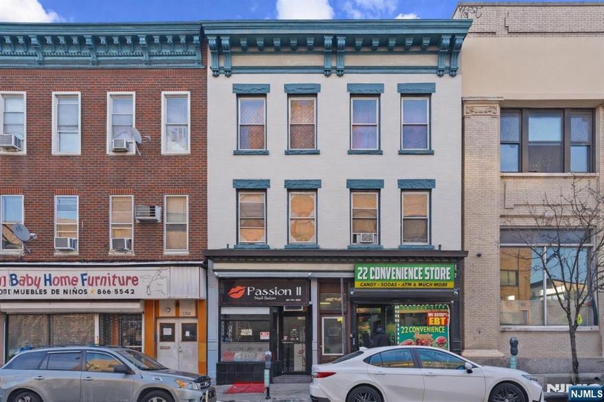 Mixed-Use Investment Opportunity On The Bergenline Avenue Commercial Corridor Offering 2 Street Level Retail Units And 4 Two Bedroom Apartments Above. Separate Utilities Throughout. Property Generates Over 159,000 In Gross Annual Income. Prime High Visibility Location With Steady Foot Traffic And Easy Transit Access.