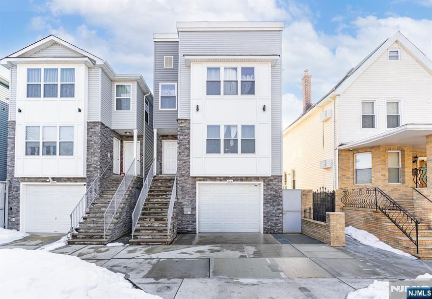 NEWLY BUILT, UNIQUE two-family featuring a rare ground-level unit with 2 rooms and a full bath, home office, or added flexibility. The definition of turnkey, located in Newark Built by an experienced builder with no expense spared, showcasing quality craftsmanship, modern finishes, and thoughtful design throughout. ideal for Owner-occupants or investors seeking low maintenance, strong rental appeal, and long-term value in a high-demand location close to major transportation, shopping, and dining. come turn this house into a home before someone else does!
