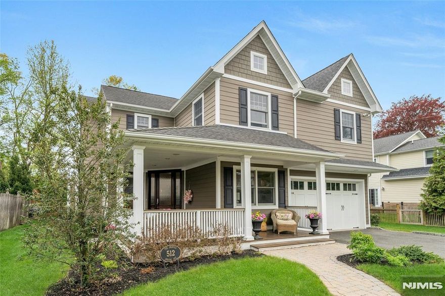 The home youâ€™ve been waiting for has just hit the marketâ€”and it wonâ€™t last! Located in the highly desirable Somerville school district, this custom-built home (2010) offers exceptional space, style, and comfort. Conveniently located to all schools, NYC transportation, Houses of Worship and downtown Ridgewood. The inviting front porch is the perfect spot to enjoy your morning coffee while taking in the neighborhood. Step inside to a grand entry foyer with 9-foot ceilings that opens into a thoughtfully designed open floor plan. The main level features a spacious living room with a gas fireplace, a formal dining room, and a large eat-in kitchen. The kitchen is truly a chefâ€™s dream, complete with high-end appliances, soft-close cabinetry, and an enormous butcher block island ideal for cooking and entertaining. A rare bonus is the expansive basement with 9-foot ceilings and a full bath, already framed and plumbedâ€”ready for your custom finishing touches. The space easily accommodates a family room, home gym, office, or all three. Upstairs, youâ€™ll find four generously sized bedrooms, a convenient second-floor laundry room, and a luxurious primary suite featuring his-and-hers walk-in closets and a private en-suite bath. Additional highlights include crown molding thru out, two-car attached garage, durable Hardie board siding, central vac, CAC, sprinkler system, intercom, surround sound and much more. This is truly an amazing homeâ€”donâ€™t miss your chance to make it your