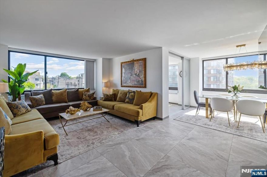 Welcome to resort-style living at this beautifully renovated CONDO, fully FURNISHED, 2-bed, 2-bath PLUS a sun-drenched spacious DEN/Office/guest room. The primary bedroom features a spa-inspired en-suite bathroom with double sinks. Updated kitchen w/granite countertops. Hudson River views, porcellanite flooring throughout, sophisticated style & an unbeatable location just moments from the GWB. Prestigious 24-hr doorman/security building w/health club, sauna, pool, storage, bike storage, and parking. No pets allowed. No smoking. Looking for 2+ year lease term. Credit Check (700+ Credit Score Required). Proof of income / Proof of identity / Landlord interview. *FEES: 1st Month Rent & 1.5 Months Security Deposit