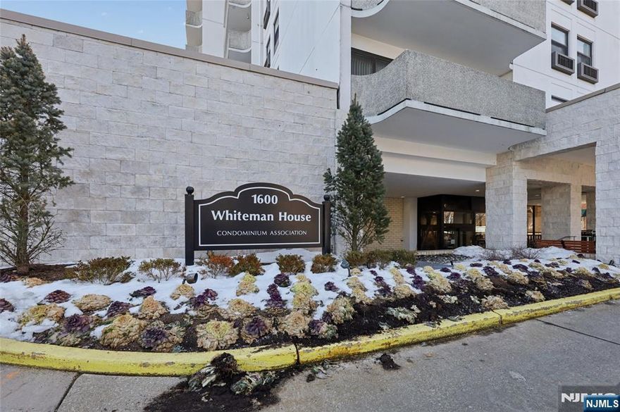 Welcome to The Whiteman House Get ready to move right into this oversized one-bedroom residence in a full-service, 24-hour doorman Fort Lee high-rise, ideally situated just steps from NYC transportation and minutes to major highways and the George Washington Bridge. This spacious and well maintained unit features good sized rooms throughout, including a living and dining area perfect for entertaining. Enjoy breathtaking terrace views of the George Washington Bridge, a convenient powder room for guests, and a pass-through kitchen designed for both function and flow. The large bedroom offers abundant mirrored closet space and a private full bathroom.