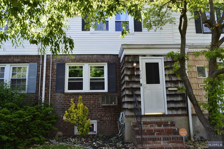 THIS TOWN-HOME OFFERS THREE LEVEL OF LIVING SPACE, OUTSIDE PATIO, DETACH GARAGE AND NO ASSOCIATION FEES. MAIN LEVEL HAS LARGE LIVING ROOM, DINING AREA AND UPDATED KITCHEN WITH BACK DOOR ACCESS TO PRIVATE PATIO AND DETACHED GARAGE. SECOND LEVEL OFFERS LARGE PRIMARY BEDROOM, GOOD SIZE SECOND BEDROOM, HALL BATH AND ACCESS TO ATTIC. BASEMENT HAS GREAT STORAGE SPACE AND LAUNDRY, ADDITIONAL FEATURES INCLUDE HARDWOOD FLOORS THROUGH OUT. ALL JUST STEPS AWAY FROM DOWNTOWN TEANECK AND THE MAIN GROCERY STORE.