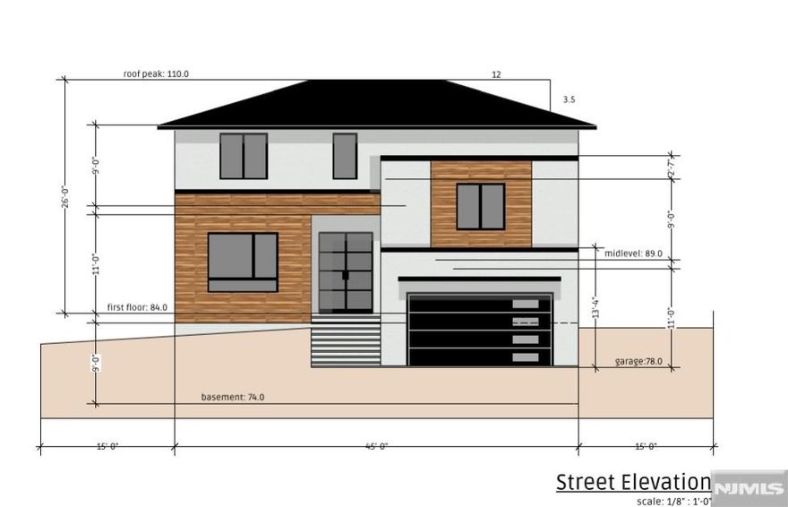 Stunning new construction by a highly reputable builder, ideally located on a beautiful tree-lined street in Tenafly, just steps from top-rated schools, NYC bus, downtown, and houses of worship. This exceptional home offers an open and elegant layout with 11-foot ceilings throughout the first floor and a dramatic double-entry foyer. The main level features a formal living room, formal dining room, and a spacious family room with a striking modern fireplace, flowing seamlessly into a sleek, contemporary kitchen and a thoughtfully designed mudroom. The second floor includes a junior suite with a large walk-in closet and full bath, two additional bedrooms with a Jack-and-Jill bath and double vanity, a laundry room, and a luxurious primary suite with a spa-like bath and oversized walk-in closet. The lower level offers a large recreation area with 9-foot ceilings, two additional bedrooms, and a full bath. A truly exceptional home in an unbeatable location.