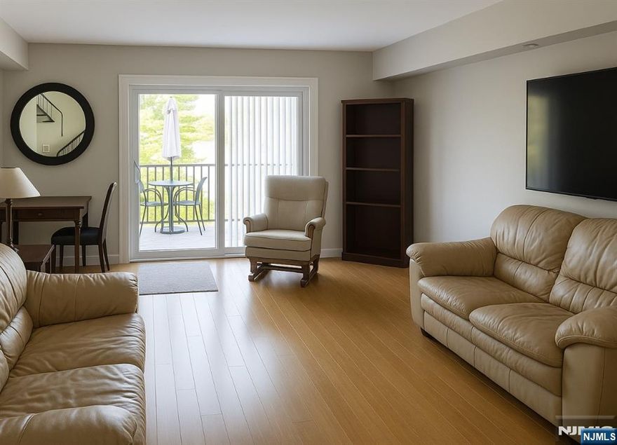 This exceptional 3rd fl corner unit offers a rare combination of privacy, comfort and functionality in one of Bergen County's most desirable communities. With serene views of Pascack Brook and abundant natural light, this unit provides a peaceful retreat with thoughtful upgrades throughout. The residence features a well equipped kitchen with granite counter tops, stainless steel appliances, generous cabinetry and a view of the living room. The standout feature is a rare floor to ceiling pantry and cabinet unit providing extensive built in storage uncommon in other units. The spacious living and dining area flow seemingly, perfect for relaxing and the bedroom offers a quiet escape with ample closet space. Key Features Include: Desirable Corner location with added natural light and privacy In Wall Air conditioning units for customized room by room climate control Rare floor to ceiling pantry and cabinet for maximum storage Washer and Dryer Units on every floor for added convenience Private balcony overlooking the peaceful Pascack Brook and great sunset views Come take a look at this Move-In condition unit, you won't be disappointed.