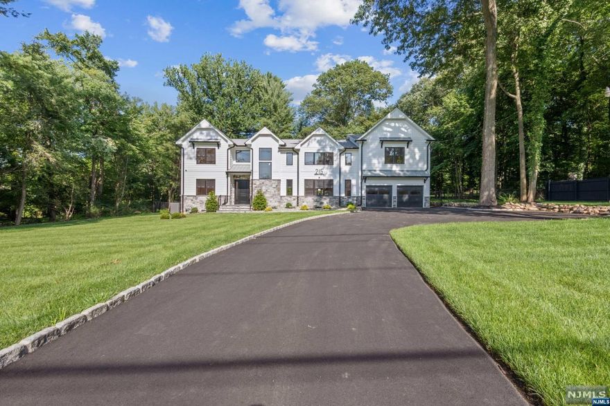 This colonial New construction house is truly remarkable, it will captivate even the most fastidious buyer. With an open-concept floor plan, formal living room, grand Great room with ventless fireplace, dining room and a standout kitchen adorned with stylish gold accents and top-of-the-line appliances, adjacent mudroom gives easy access to the 2 car garage, and a full bath, convenient for serving the gorgeous saltwater heated pool & The fully fenced yard creates an ideal setting for entertaining guests. The first floor offers a guest master bedroom with an en-suite bath. Moving upstairs you'll find 4 bedrooms, including a primary suite w/cathedral ceiling and stunning master bath. 2 more baths , & a bonus coffee nook with a sink and mini fridge .Finished basement w/a full bath &kitchenette offers entertainment /relaxation. this dream home promises an extraordinary lifestyle in approximately 6000 ft.of living space and nestled on nearly an acre of land in a top rated schoolsys