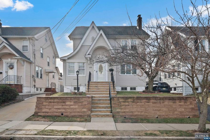 Welcome home, this bright and airy colonial home sits on quiet and beautiful neighborhood in the heart of Belleville, NJ. Featuring 4 bedrooms, 1 1/2 bathrooms, spacious living room, separate dinning room and a beautiful kitchen with french doors connecting to oversized deck on the backyard. Full basement with half a bathroom and laundry room, long driveway can fit 3+ cars and a detached 1 car garage. Conveniently located close to schools, shops and restaurant. Schedule a private showing today!