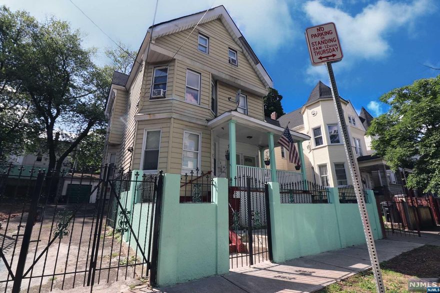 Super Spacious 2-family home in the heart of North Newark. The 1-floor unit has access to the fully finished basement with tile flooring, washer/dryer, and cellar doors access to the yard. 1 bedroom apartment on the first floor with an eat-in Kitchen, master bedroom with walk-out access to the yard, and walk-in closet. 2nd floor consist of 1 bedroom , eat in kitchen, main bath and living room. 3rd floor which is connected to the second floor unit - no separate entrance to the 3rd floor, consists of 3 bedrooms. Owner pays for Heat/Water/Gas. Separate Electric.