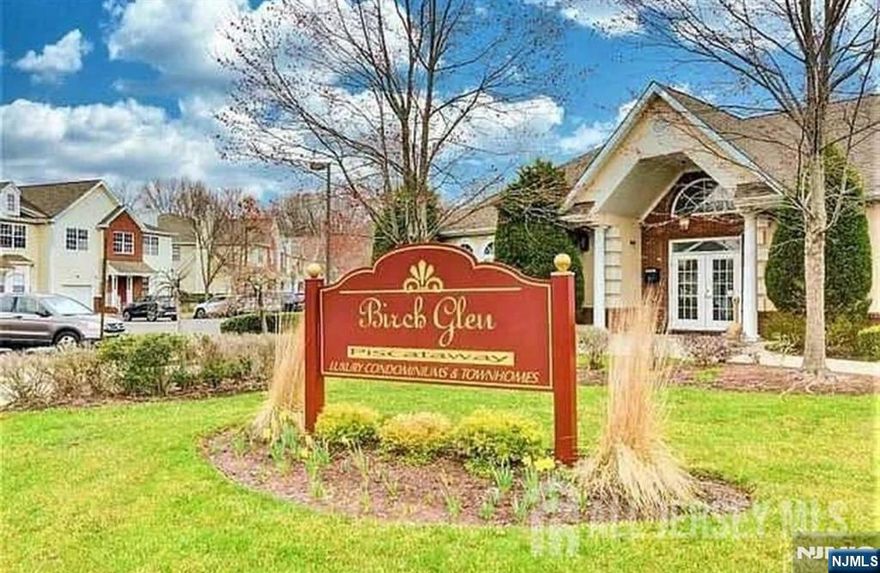 Beautiful, bright, and spacious 2-bedroom, 2-bath condo located in the desirable Birch Glen community. This home offers stunning views of the community swimming pool, clubhouse with gym, and tennis courts. Enjoy elegant flooring throughout and an oversized master bedroom complete with a generous walk-in closet. The master bathroom features both a relaxing Jacuzzi tub and a separate standing shower. There is ample storage space throughout, including access to the attic for additional storage needs. The large laundry/utility room comes equipped with a newer washer and dryer. Both bedrooms offer direct access to the private balcony, perfect for enjoying fresh air and peaceful views. Conveniently situated near shopping centers, the train station, and major highways. Available for lease starting immediately.