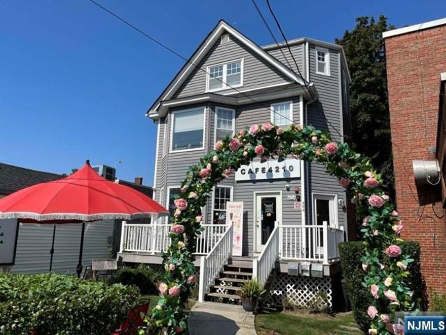 Mixed-use updated commercial(retail/office) property in prime location on Broad Ave. in Leonia. It Currently has coffee shop on 1st fl and the office used and occupied by owner on 2nd/3rd Fls. The building has completely renovated in 2008 by previous owner. Great opportunity for buyer looking for his own office or business space - agencies, retail, wellness studio etc. -For Investor, Owner would lease back for a year @ U$ 2500. Near major highways, public transportation and schools. Solar Panel in place to save Energe bill.