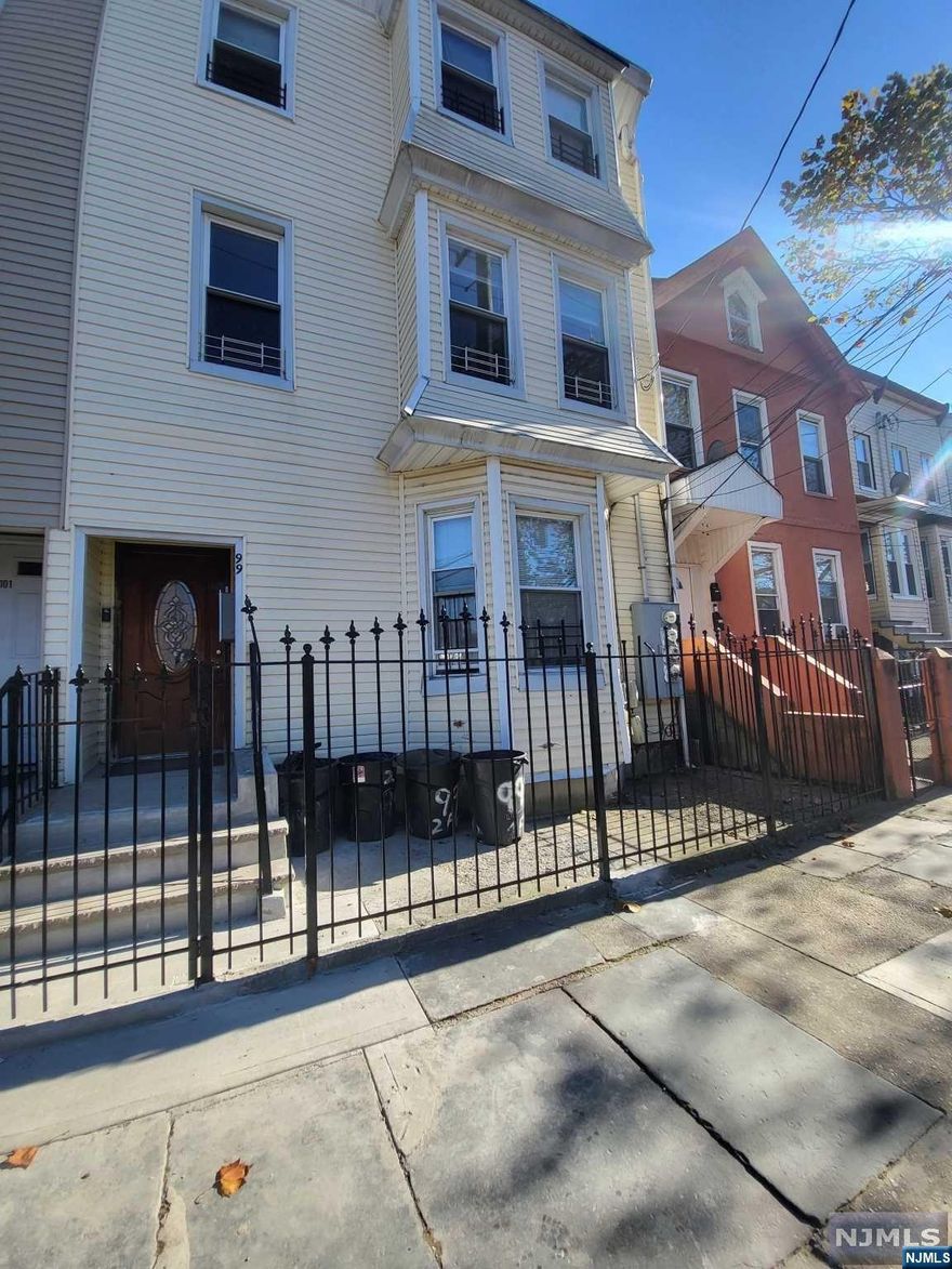 This is a great investment or owner occupied opportunity! The property is fully occupied at market value rent. The home features all separate utilities, forced hot air, central air, great size yard, in-unit laundry connections, hardwood floors, updated kitchens and baths. The home is also a short distance to shops, schools, major highways,public transportation, NJPAC, The Prudential Center, Branch Brook Park,and much more. This property is a must see!