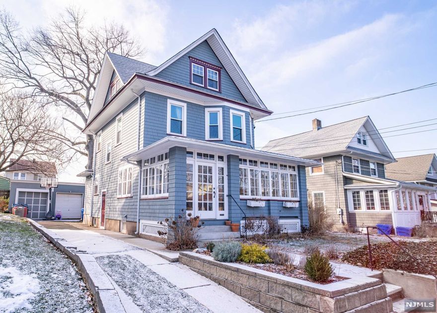 Welcome to this beautifully renovated home. Enter through a sun-filled front porch, perfect for those summer days. The first floor features gorgeous hardwood floors throughout, high ceilings, BRAND NEW CUSTOM kitchen with SS appliances and a gorgeous new 1/2 bath! 2017 roof, newer furnace, 2019 water heater. 2016 central air compressor. 2017 painted exterior. There are three bedrooms and one full bathroom on the 2nd floor with a bonus porch on attached to one of the bedrooms. 3rd floor has an additional bedroom which can be utilized as a home office and a separate room that can be utilized as a walk-in closet. Finished basement with a full bath and separate entrance. 2017 roof, newer furnace, 2019 water heater. 2016 central air compressor. 2017 painted exterior. Situated on a gorgeous, quiet tree-lined street. This is a must see!