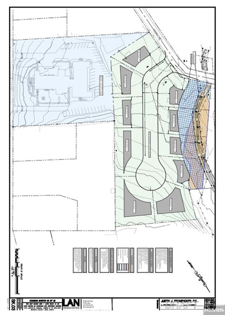 Rare opportunity to build 10-12 new homes in new subdivision in bucolic Wyckoff, NJ. (See attached sketches). Final development proposal must meet Mt. Laurel affordable housing requirement. Town ordinance has already been approved deliniating the zoning requirements. (See attached). Gently sloping lot. Purchaser to submit plan for final approval to town, construct road and install utilities. Improved building costs must have a minimum lot size of 7,000 square feet and a maximum building height of 2.5 stories (35 feet). This listing incorporates Block 483 Lots 38.01 and 46. Development will require road construction and running utilities up the new road. Part of the property is wooded, part is paved. One existing home on property could potentially be renovated. Small part of lot has a seasonal stream. Building envelopes not in flood plain.