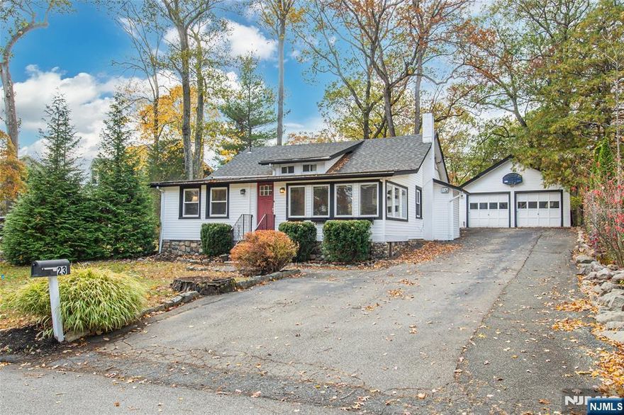 Welcome to this charming 3 bed, 2 bath home that perfectly balances comfort with convenience in one of NJ's most desirable neighborhoods. Inside discover beautifully updated spaces, including a modern kitchen featuring luxurious radiant flooring that will keep your toes toasty. Throughout the home, gleaming hardwood floors create an elegant foundation that flows seamlessly from room to room. The spacious layout offers generous room sizes that provide flexibility for both relaxation and entertaining. Whether you're entertaining or simply enjoying quiet time, this home adapts to your lifestyle with ease. The primary bedroom serves as a peaceful retreat, while two additional bedrooms offer versatility for family, guests, or home office space. The detached two-car garage provides additional storage space. The location truly shines, nestled in Denville's sought-after community where top-notch schools ensure excellent educational opportunities. You'll appreciate being just moments from downtown Denville's vibrant shopping and dining scene, where local restaurants and boutiques create a welcoming small-town atmosphere. Nature enthusiasts will love the proximity to scenic Cooks Pond and Rock Ridge Beach, and Clubhouse, perfect for relaxation and outdoor recreation. Commuters will find life remarkably convenient with easy access to public transportation and major highways. Public Sewer and Water and Natural Gas! Newer Boiler! Great Schools! Low Taxes!