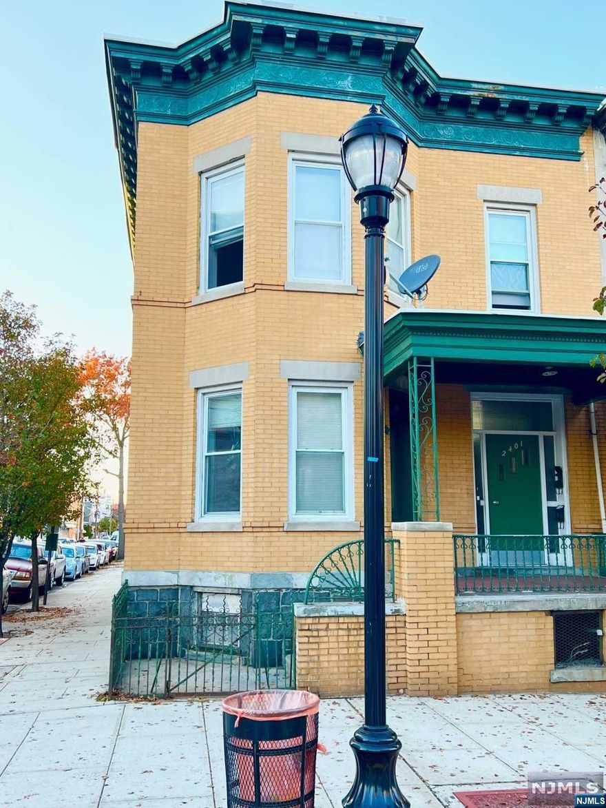 COMMUTER'S DREAM!!! Tremendous opportunity to own this all-brick, over-sized two family home ideally located next to the Lincoln Tunnel. This property is 3,498 square feet in size and features 7 bedrooms, 3 full bathrooms, and a full finished basement with a summer kitchen. The best part is that this excellent property has off-street parking for up to 3 cars and is an ideal commute to New York City as it only takes about 20 minutes to get to Port Authority. The first floor has 3 spacious bedrooms, a spacious living room, full bath, and spacious kitchen. The second floor is the exact same size and layout but offers 1 additional bedroom. The basement is a full footprint of the house and offers a tremendous in-law suite with separate entrance. Perfect opportunity to own a large investment property or your own home with great additional rental income. Separate gas and electric but owner pays heat and water. Will not last!