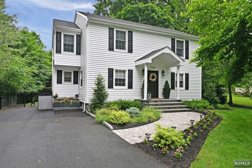Just listed newly renovated colonial on quiet residential street in Franklin Lakes. Super low taxes under 8k per year. Features include Family rm, formal dining room , updated modern eat in kitchen with stainless steel appliances, first floor renovated full bathroom. The second floor includes 3 bedrooms including master. Brand new bathroom just installed on second floor. exterior includes deck overlooking lush deep yard.other updates include new driveway with block border, newer full replaced roof, sprinkler system, pergola. Entire house has been renovated in past 6 years. One of the few neighborhoods in Franklin Lakes where you can walk or roll to restaurants, shops and NYC Bus