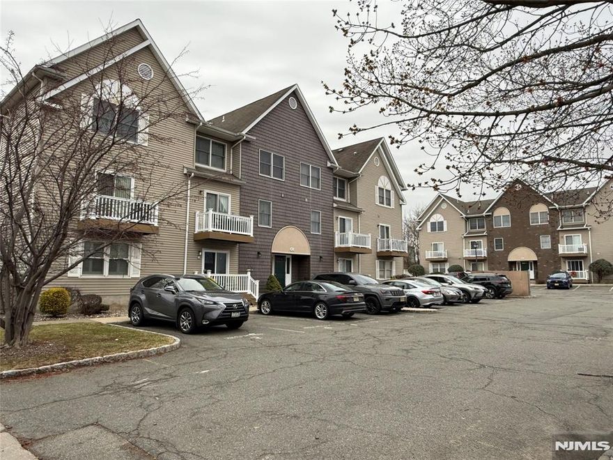 This meticulously maintained, freshly repainted 2-bedroom, 1.5-bath condo offers two levels of pristine living space in one of Kearnyâ€™s most coveted complexes. The home features central air conditioning and heating for year-round comfort, a large kitchen with elegant granite countertops, and ceramic tile flooring. Practicality meets style with an in-unit washer/dryer, an intercom system, and abundant closet space throughout. A unique pull-down attic provides a versatile area perfect for a quiet home office or extensive storage. Relax on your private balcony with peaceful views overlooking the park and parking area. Ideally situated "close to everything," this home is a commuterâ€™s dream with easy access to public transportation to NYC and local shopping. Nature lovers will appreciate being directly across from a lovely park and steps away from the future Greenway bicycle and walking path project. Includes one assigned parking space plus ample on-street parking. Experience the perfect blend of suburban comfort and urban accessibilityâ€”don't miss this opportunity!