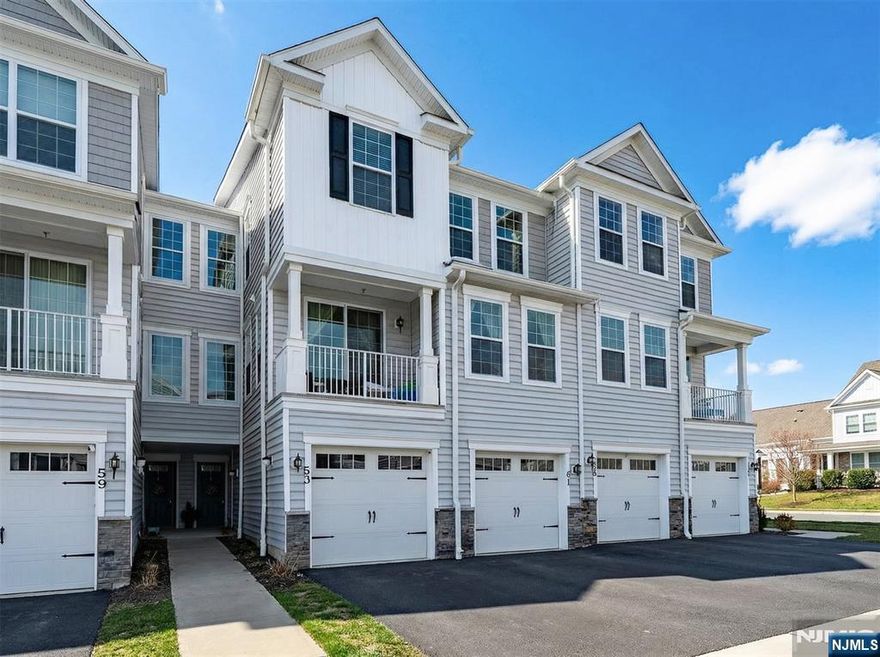 Yale model at Hilltop in Cedar Grove. Ultra-desirable and rarely available layout offering expansive living across two levels, featuring 3 bedrooms, 2.5 bathrooms, and a bonus finished loft space ideal for a home office, playroom, or additional lounge area. This sought-after community is only a few years young and offers exceptional amenities along with the benefit of a 30-year tax pilot program. Residents enjoy access to a beautiful pool, clubhouse, fitness center, and shuttle service to nearby transportation for added convenience. Immaculately maintained since purchase, this home offers a 1-car attached garage on the ground level. The main living level features an open-concept layout with a spacious kitchen, living room, dining area, and access to a private deck, perfect for everyday living and entertaining. Restoration Hardware Vanity Package plus custom closet upgrades! The bedroom level offers generously sized bedrooms, loft space, and a stunning primary suite complete with a spa-like bath featuring a soaking tub, glass-enclosed shower, double vanity, and walk-in closet. Cedar Grove is a wonderful community known for its excellent schools and convenient access to Bloomfield Avenue, Montclair, and Verona, with an abundance of shops, restaurants, and local activities nearby. Do not miss this exceptional opportunity.